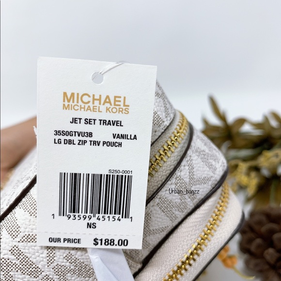 Michael Kors JST Large Double Zip Travel Pouch - Picture 3 of 8